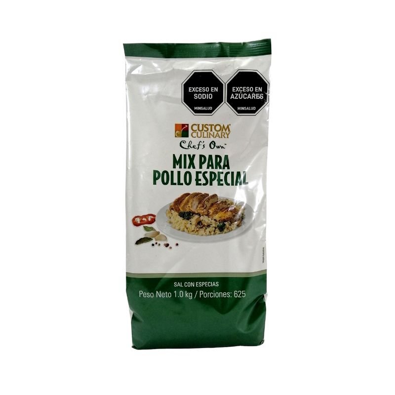 Mix Para Pollo Especial Zafran Sal Con Especias 1kg 625 Porciones