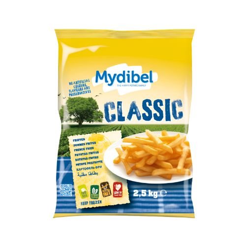 Papa Midybel 9x9 2500g – Corte Preciso Y Sabor Crujiente