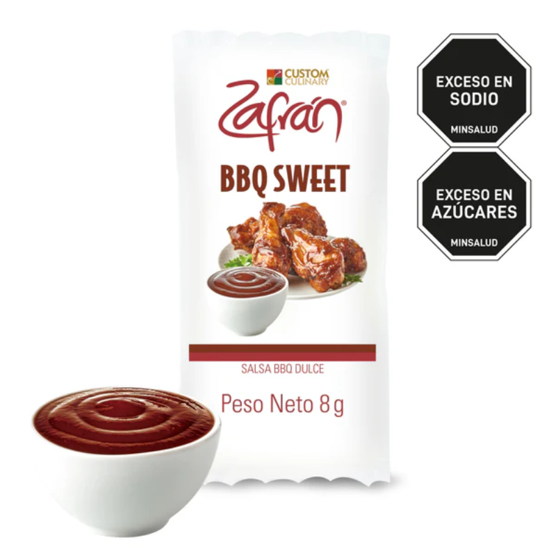 Salsa Bbq Sweet Zafrán Sobres