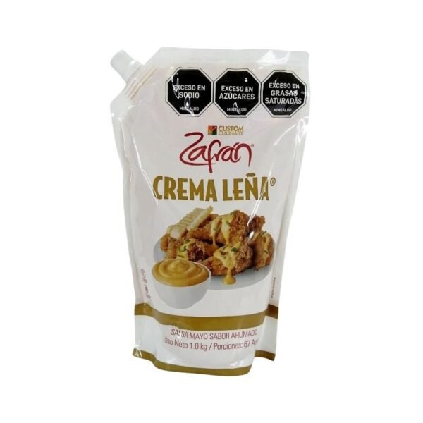 Salsa Crema Leña Zafran 1kg 67 Porciones