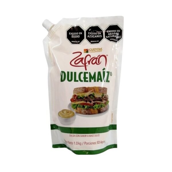 Salsa Dulce Maíz Zafran 1kg 63 Porciones