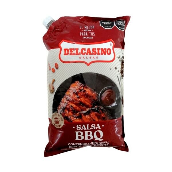 Salsa Bbq Del Casino 4000g Bolsa Galón