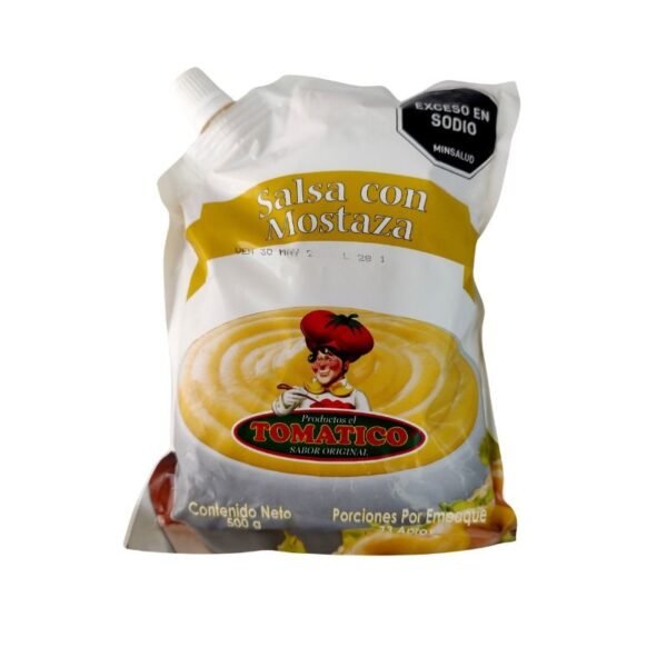 Salsa Con Mostaza Tomatico 500gr