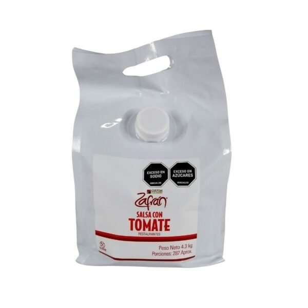 Salsa Con Tomate Zafran Restaurante 4.3kg 287porciones