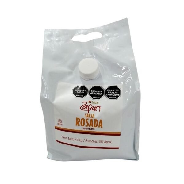 Salsa Rosada Zafran Restaurante 4.0kg 267 Porciones