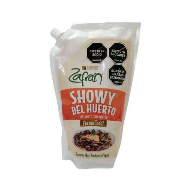 Showy Del Huerto Salsa Con Pimentón Zafran 1kg 67 Porciones