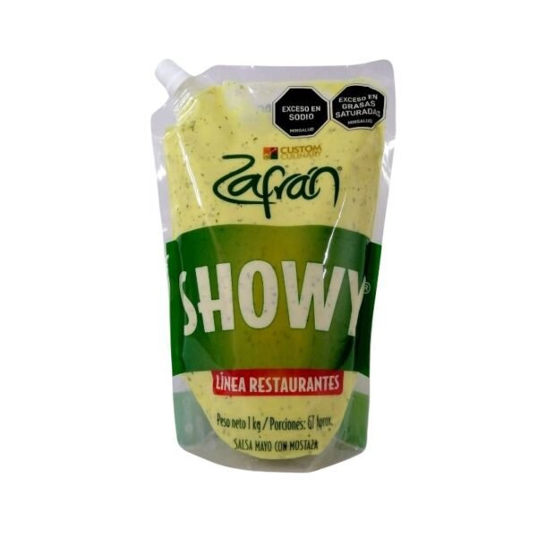Showy Zafran Linea Restaurante Salsa Mayo Con Mostaza 1kg 67porciones