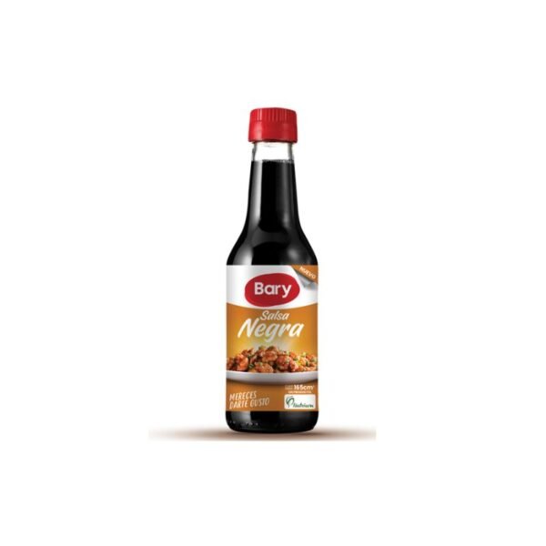 Bary Salsa Negra Frasco 155ml - Sabor Intenso Y Rico