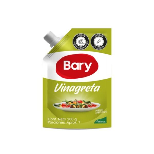 Bary Vinagreta 200g - Sabor Fresco Y Ligero
