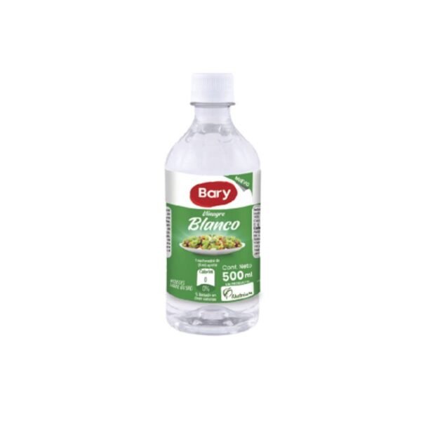 Bary Vinagre Blanco 500ml - Sabor Refrescante Y Ácido