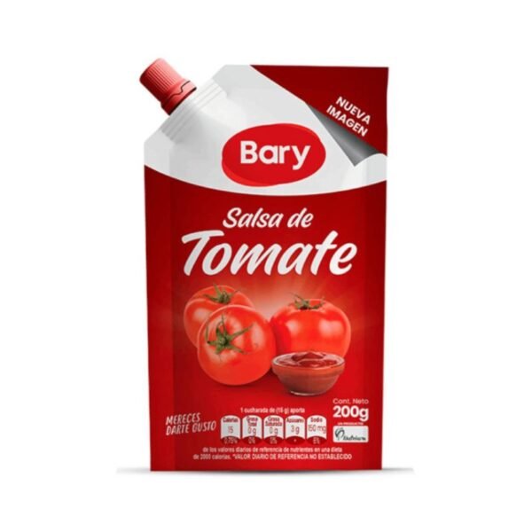 Salsa De Tomate Bary 200g Doypack