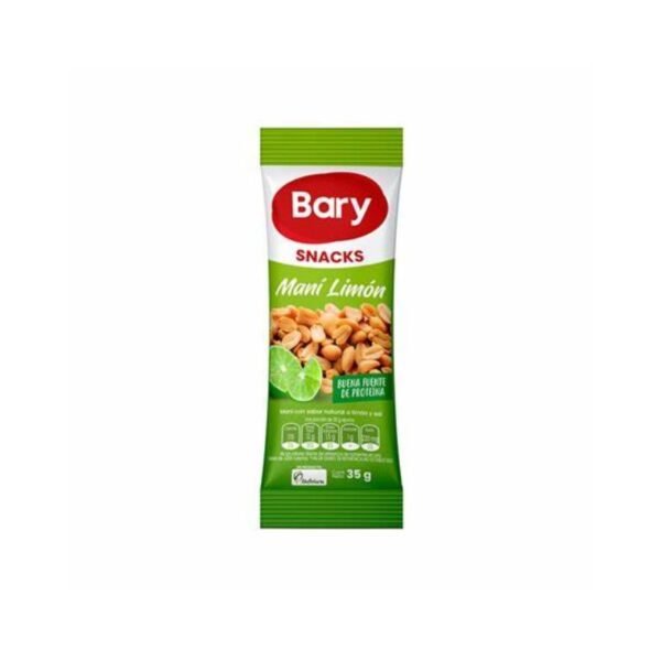 Maní Limón Bary 35g 8 Unidades