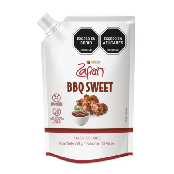 Salsa Bbq Sweet Zafrán Sobre 200g