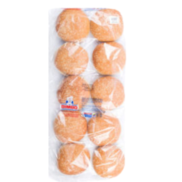 Bimbo Pan Hamburguesa Ajonjoli x10 und