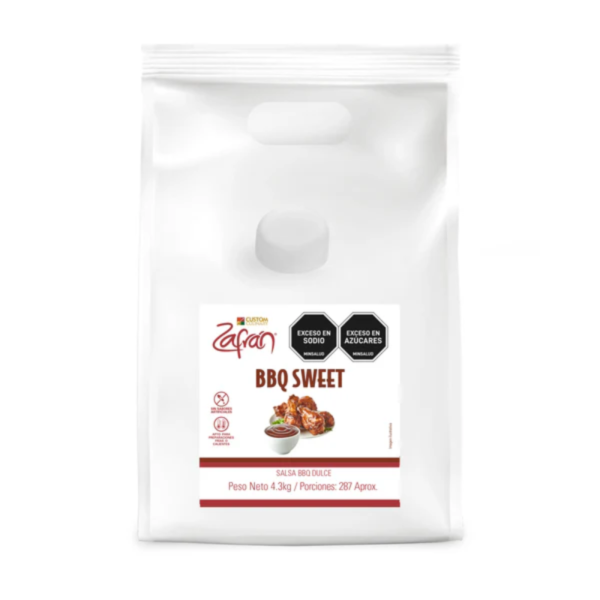 Salsa Bbq Sweet Zafrán Galón 4.3kg