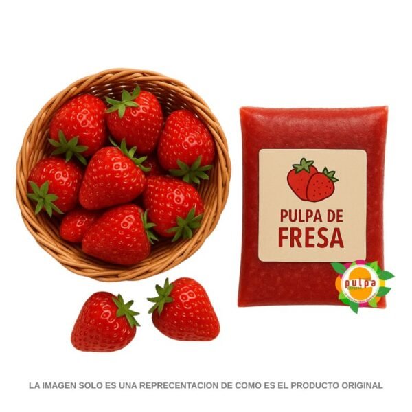 Pulpa Fresca De Fresapaquete x10 de 100g