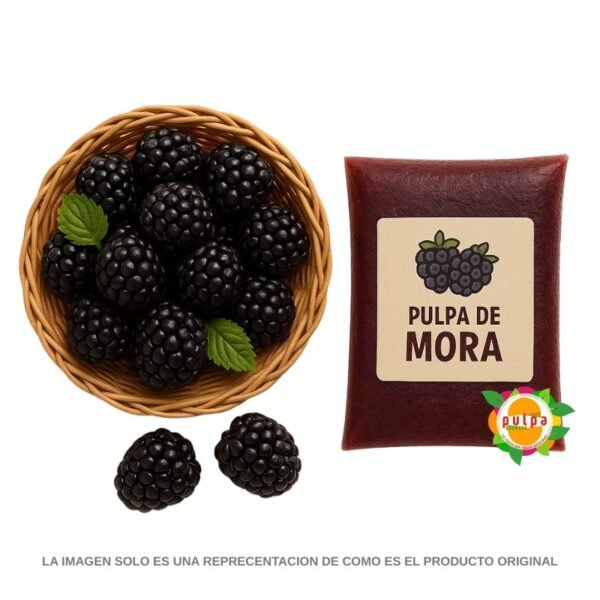 Pulpa Fresca De Mora paquete x10 de 100g