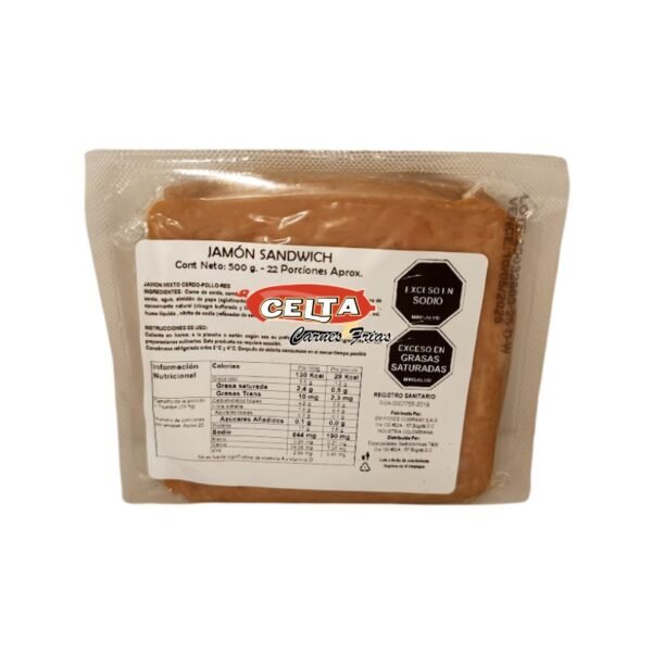 Jamón Ahumado Celta 500g - Sabor Tradicional Y Rico