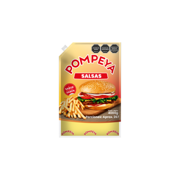 Mayomustard Pompeya 4000g - Sabor Cremoso Y Picante