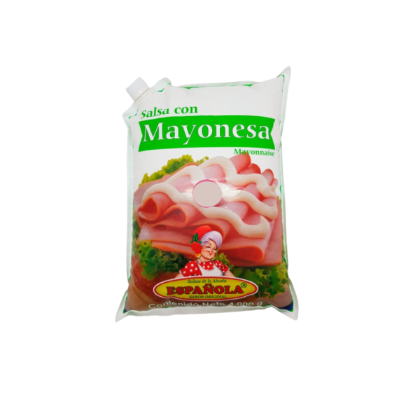 Mayonesa Española Galón 4000g - Cremosa Y Rendidora