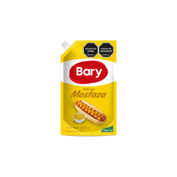 Mostaza Bary Kilo Con Válvula