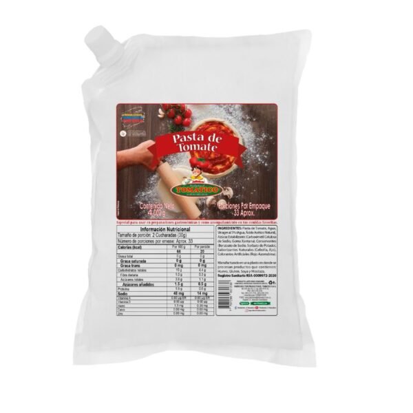 Pasta De Tomate Tomático Galón 4000g - Gran Formato