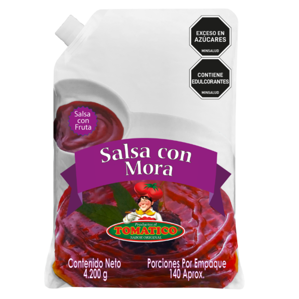 Salsa De Mora Tomatico 4000g - Frutal Y Deliciosa