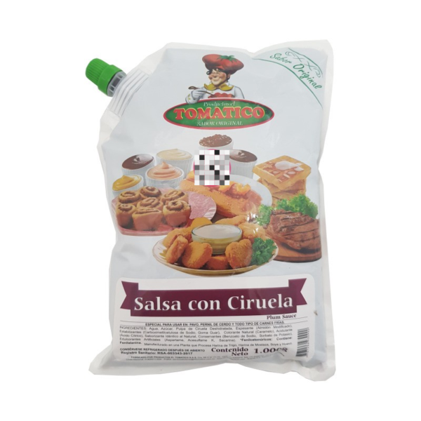 Tomático Salsa Ciruela 1000g - Sabor Dulce Y Exquisito