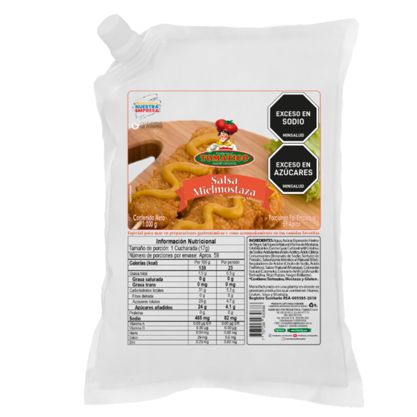 Mielmostaza Tomatico 1000g - Dulce, Suave Y Rica