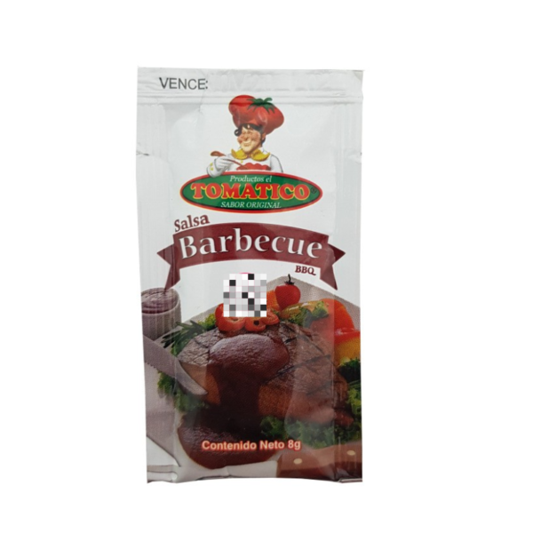 Salsa Bbq Tomatico En Sobres - Práctica Y Deliciosa