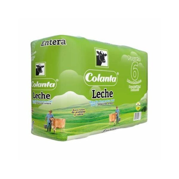 Leche colanta six pack x 1000ml