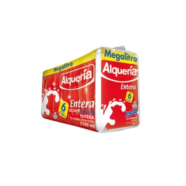 Leche alqueria six pack x 1300ml